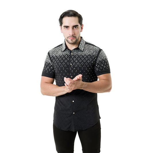 CAMISA MANGA CORTA BARABAS 5SST20BLACKSILVER