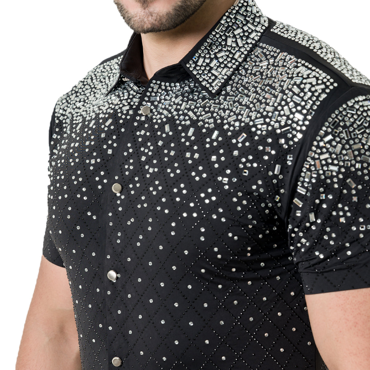 CAMISA MANGA CORTA BARABAS 5SST20BLACKSILVER