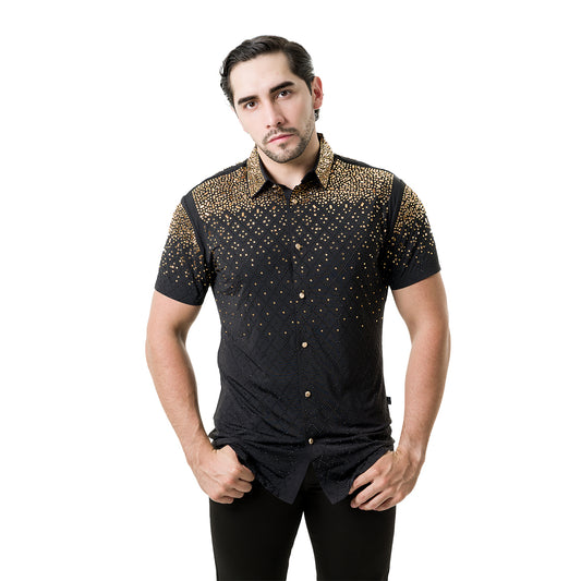 CAMISA MANGA CORTA BARABAS 5SST20BLACKGOLD