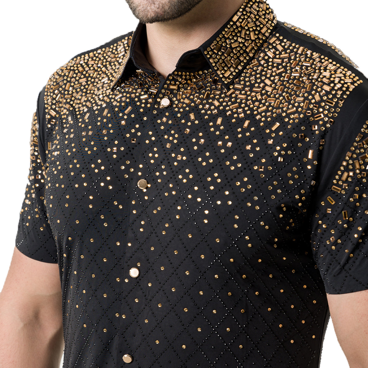 CAMISA MANGA CORTA BARABAS 5SST20BLACKGOLD