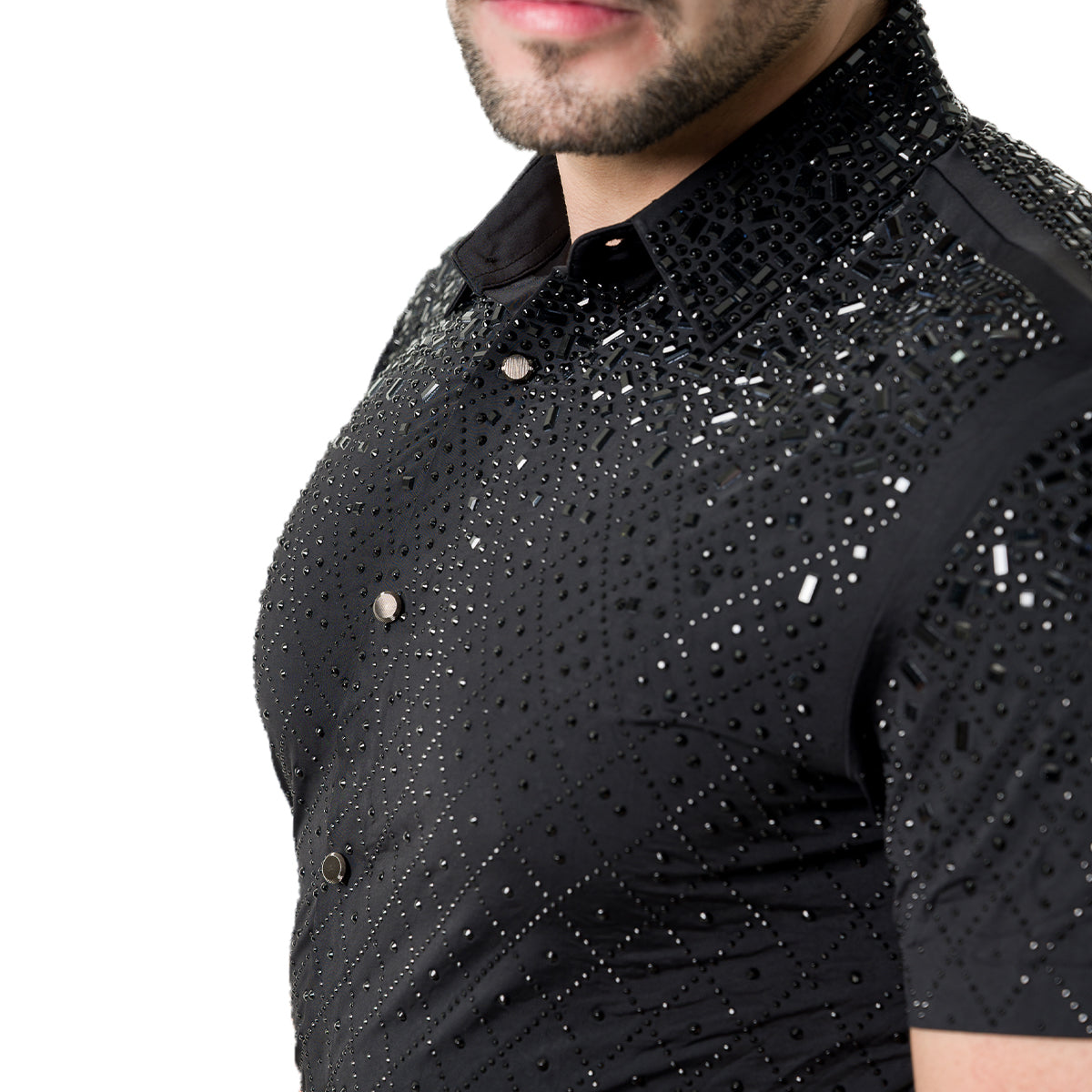 CAMISA MANGA CORTA BARABAS 5SST20BLACKBLACK