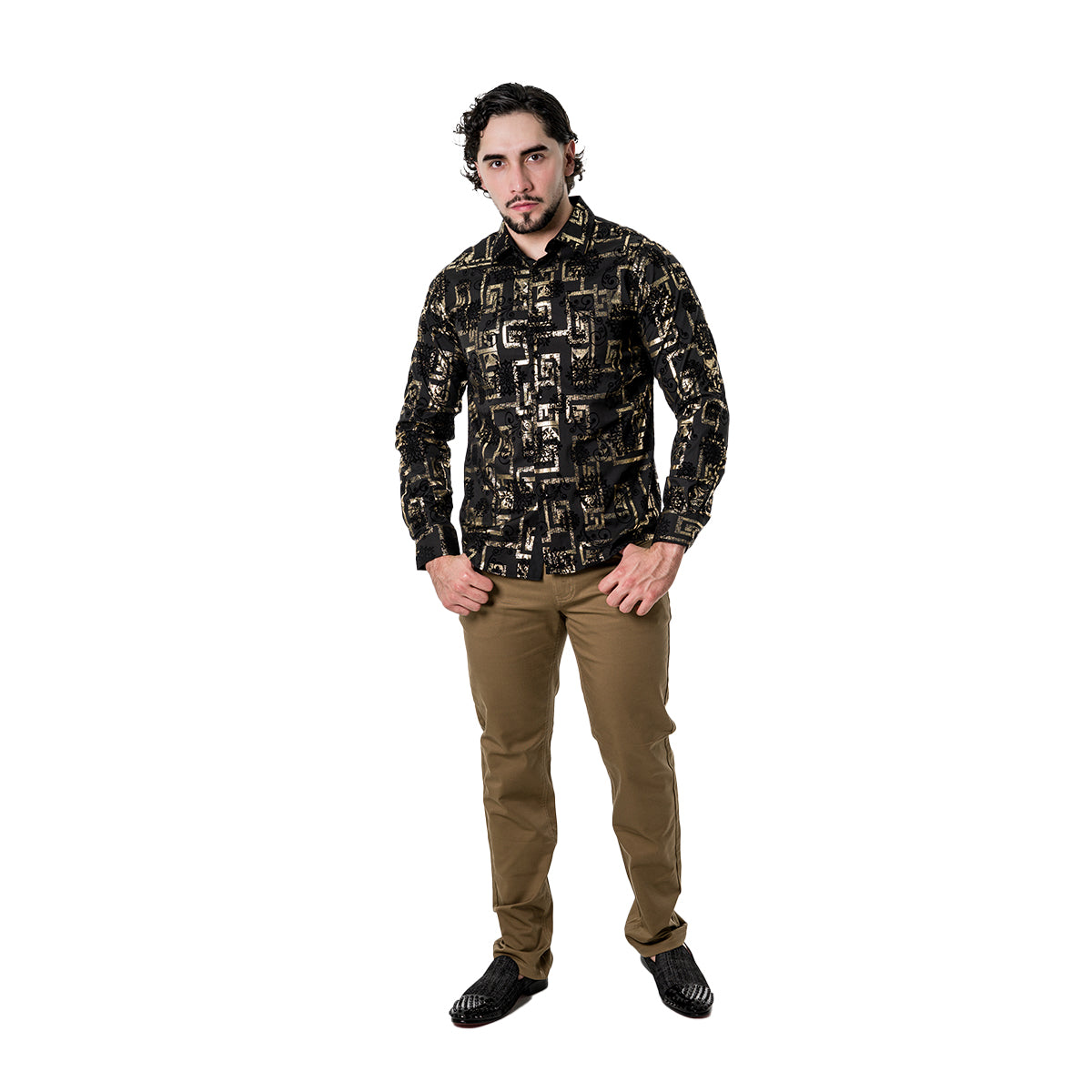 CAMISA PAVINI MANGA LARGA PVLS18103GOLD