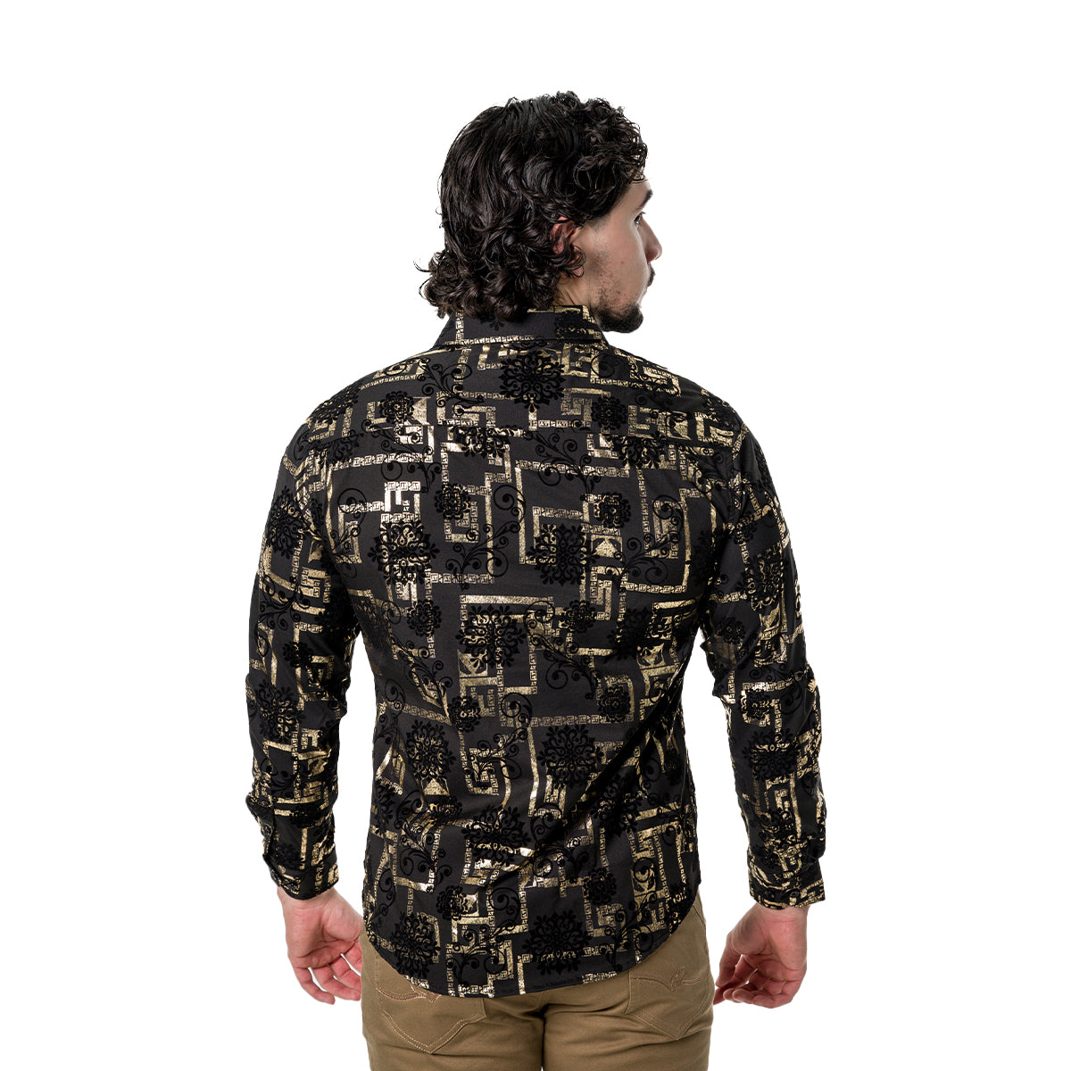 CAMISA PAVINI MANGA LARGA PVLS18103GOLD