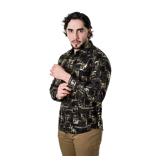 CAMISA PAVINI MANGA LARGA PVLS18103GOLD