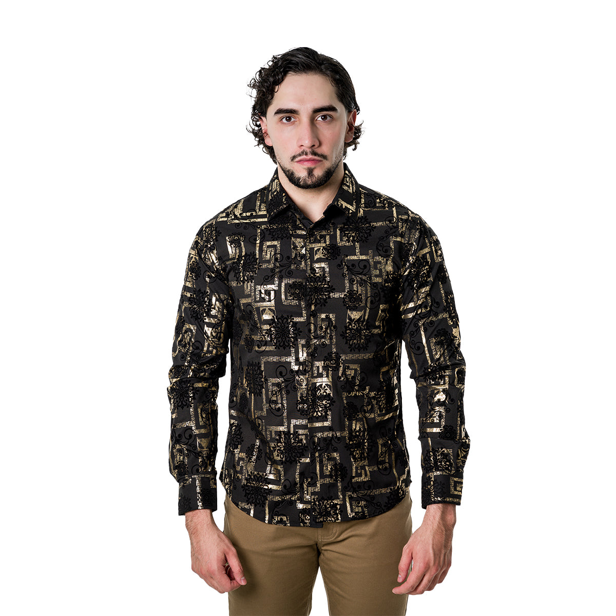 CAMISA PAVINI MANGA LARGA PVLS18103GOLD