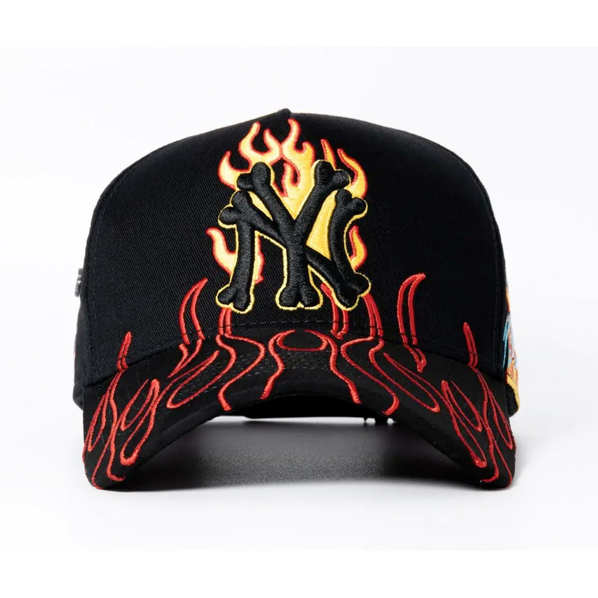 GORRA CASH ONLY NEW YORK FLAMES RED