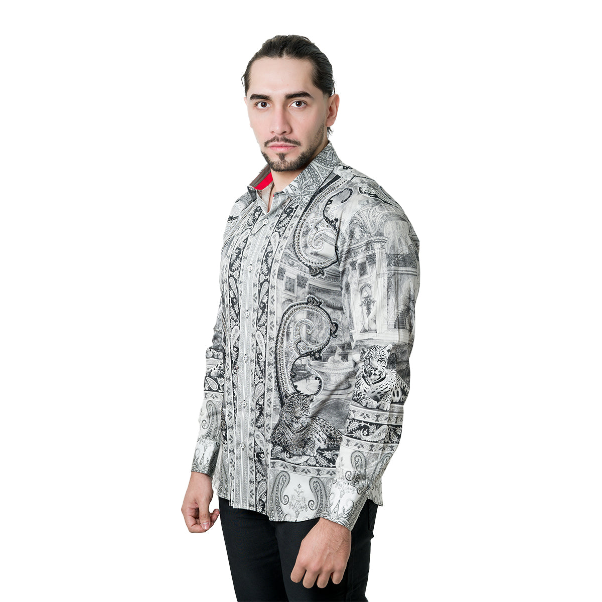 CAMISA MANGA LARGA BARABAS SILVER 5SPR07SILVER