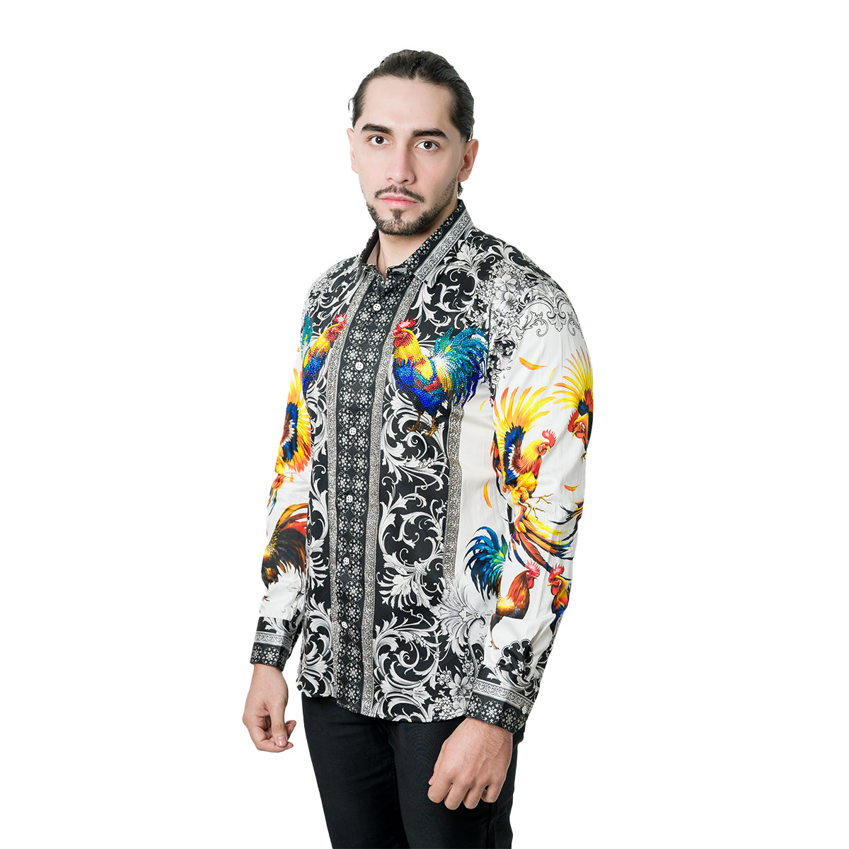 CAMISA MANGA LARGA BARABAS WHITE 5SPR10WHITE