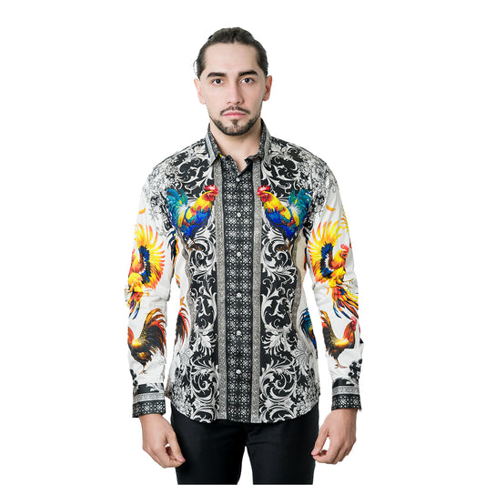 CAMISA MANGA LARGA BARABAS WHITE 5SPR10WHITE