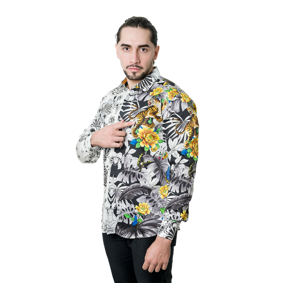 CAMISA MANGA LARGA BARABAS WHITE 5SPR08WHITE