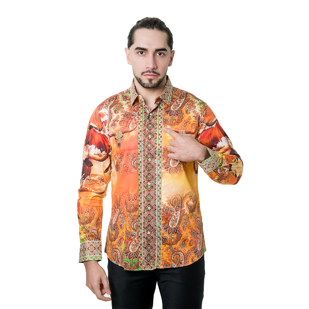 CAMISA MANGA LARGA BARABAS MULTI 5SPR12MULTI