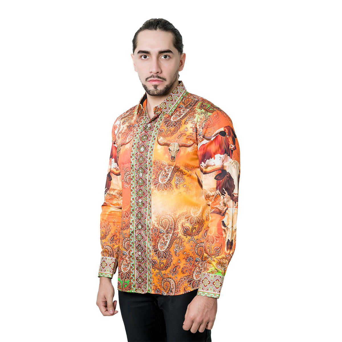 CAMISA MANGA LARGA BARABAS MULTI 5SPR12MULTI