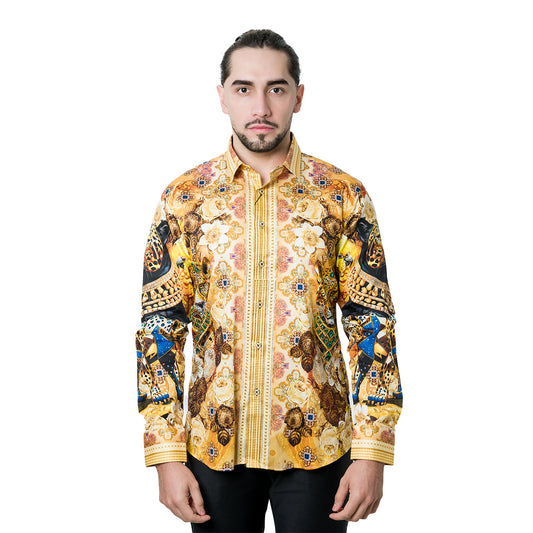 CAMISA MANGA LARGA BARABAS CREAM 4SPR09CREAM