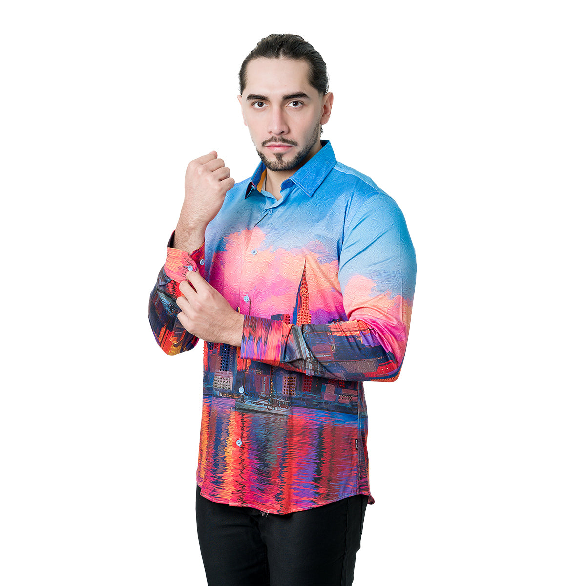 CAMISA MANGA LARGA BARABAS MULTI 5SPR16MULTI