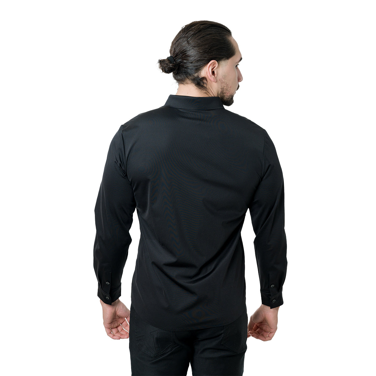 CAMISA MANGA LARGA PAVINI BLACK 66099BLACK