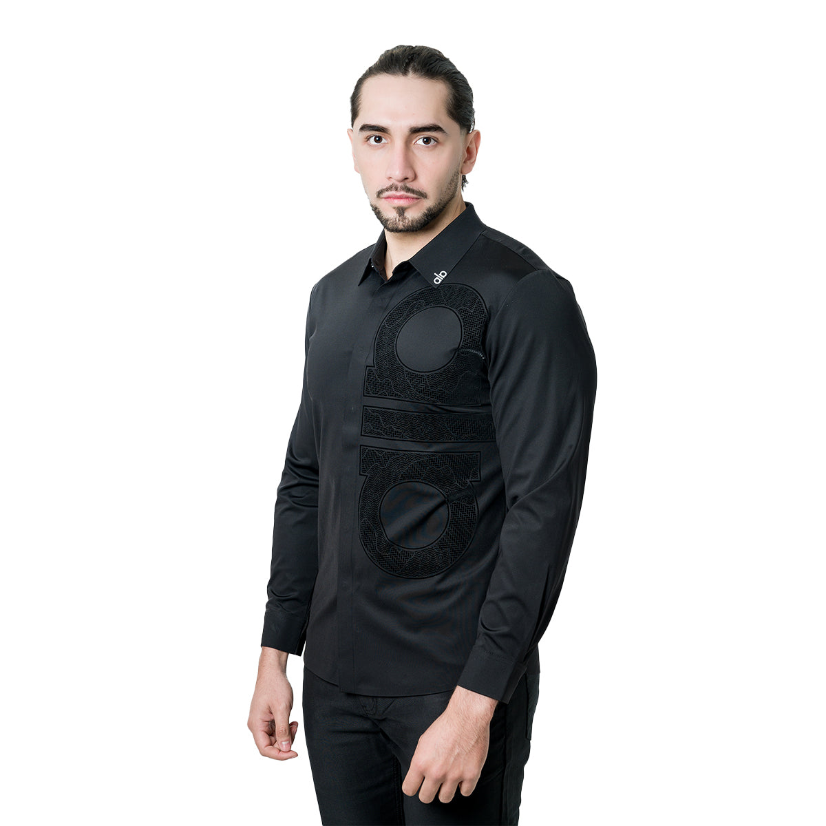 CAMISA MANGA LARGA PAVINI BLACK 66099BLACK