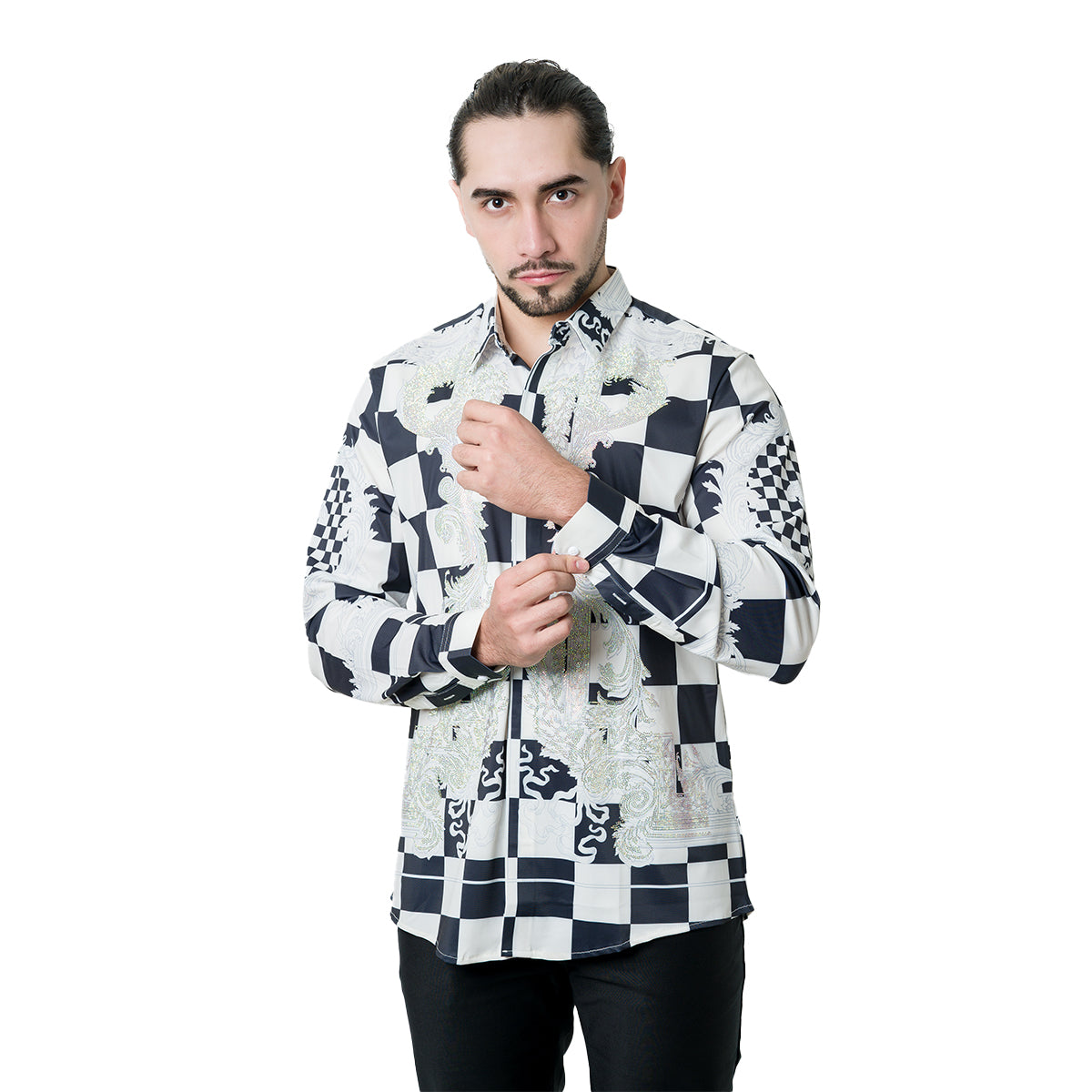 CAMISA MANGA LARGA PAVINI WHITE 8825WHITE