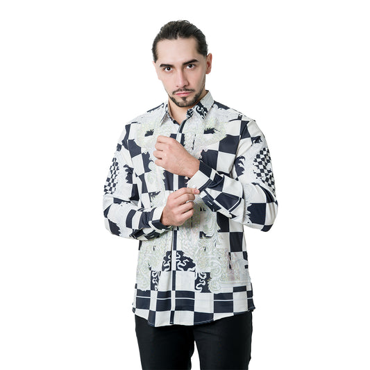 CAMISA MANGA LARGA PAVINI WHITE 8825WHITE