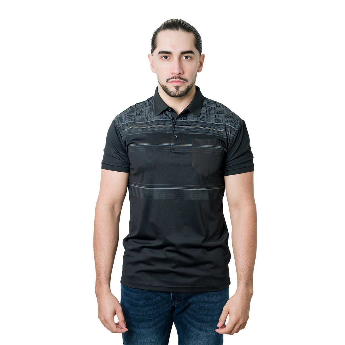 PLAYERA PAVINI BLACK P26001BLACK