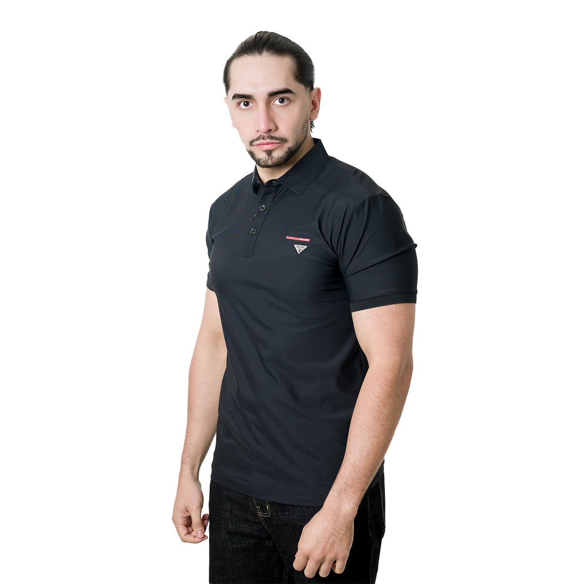 PLAYERA PAVINI BLACK P26004BLACK