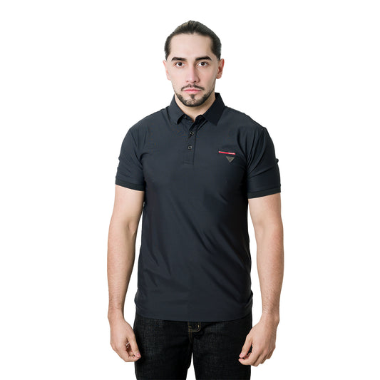 PLAYERA PAVINI BLACK P26004BLACK