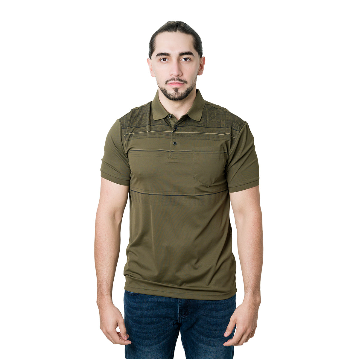 PLAYERA PAVINI OLIVE P26001OLIVE