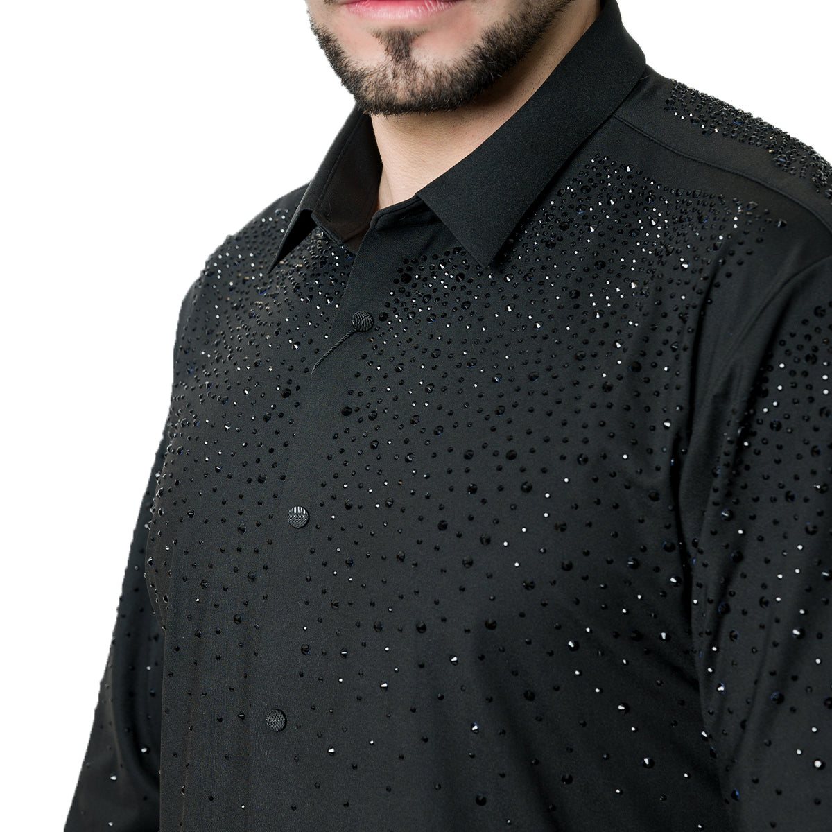 CAMISA MANGA LARGA BARABAS BLACK 4B06BLACKBLACK