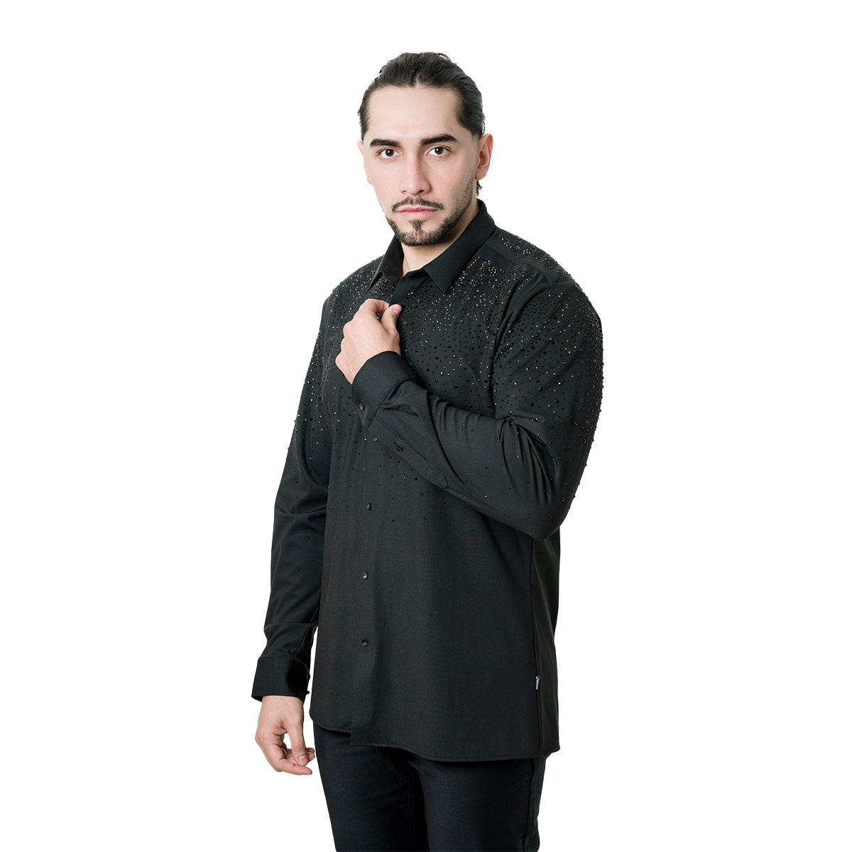 CAMISA MANGA LARGA BARABAS BLACK 4B06BLACKBLACK