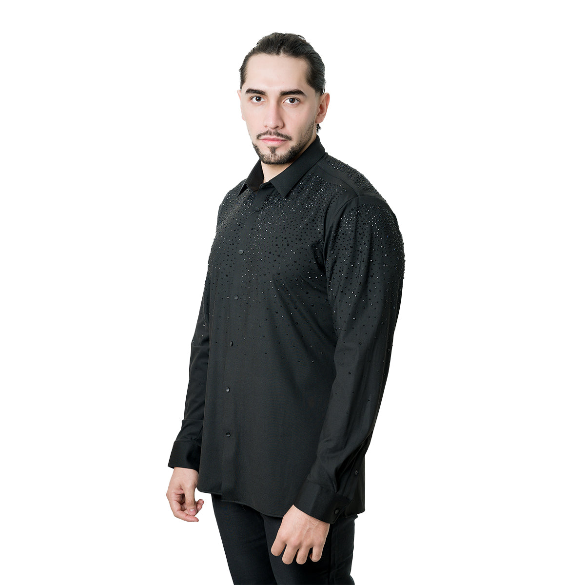 CAMISA MANGA LARGA BARABAS BLACK 4B06BLACKBLACK