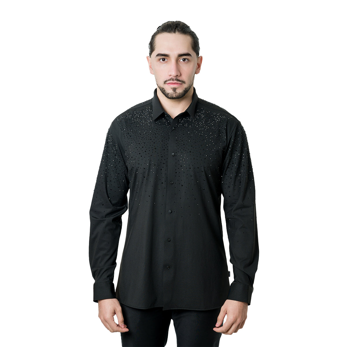 CAMISA MANGA LARGA BARABAS BLACK 4B06BLACKBLACK