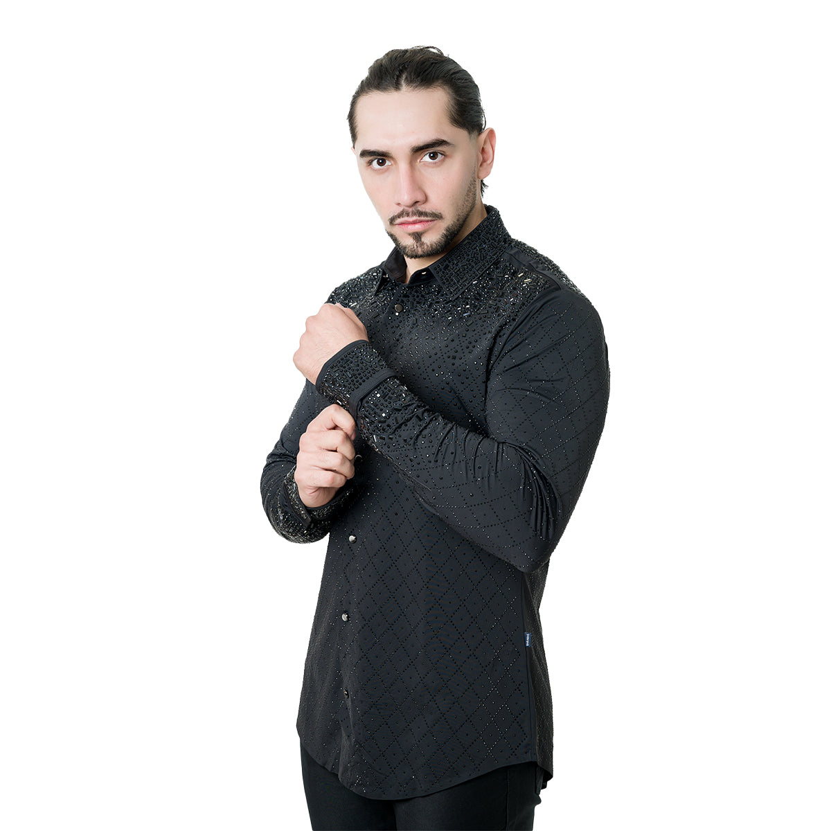 CAMISA MANGA LARGA BARABAS 5BR20BLACKBLACK