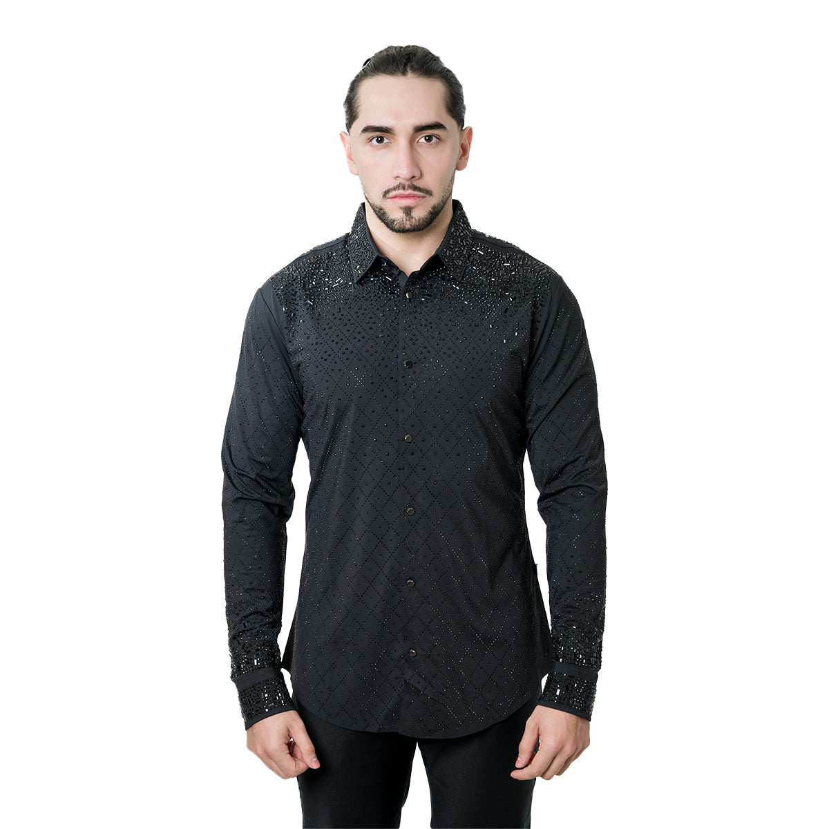 CAMISA MANGA LARGA BARABAS 5BR20BLACKBLACK