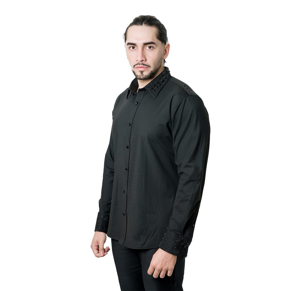 CAMISA MANGA LARGA BARABAS BLACK 3B29BLACKBLACK