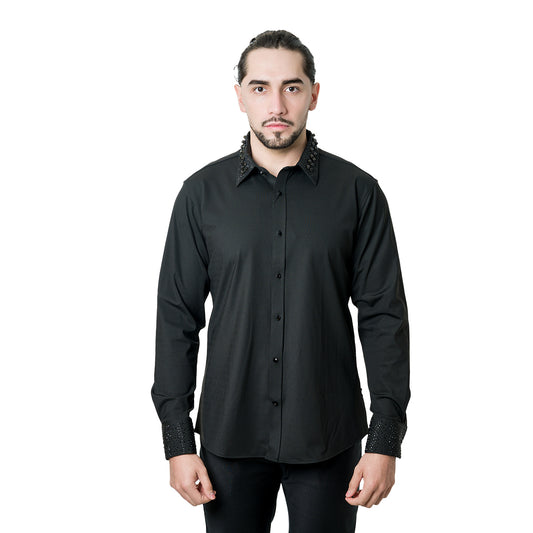 CAMISA MANGA LARGA BARABAS BLACK 3B29BLACKBLACK