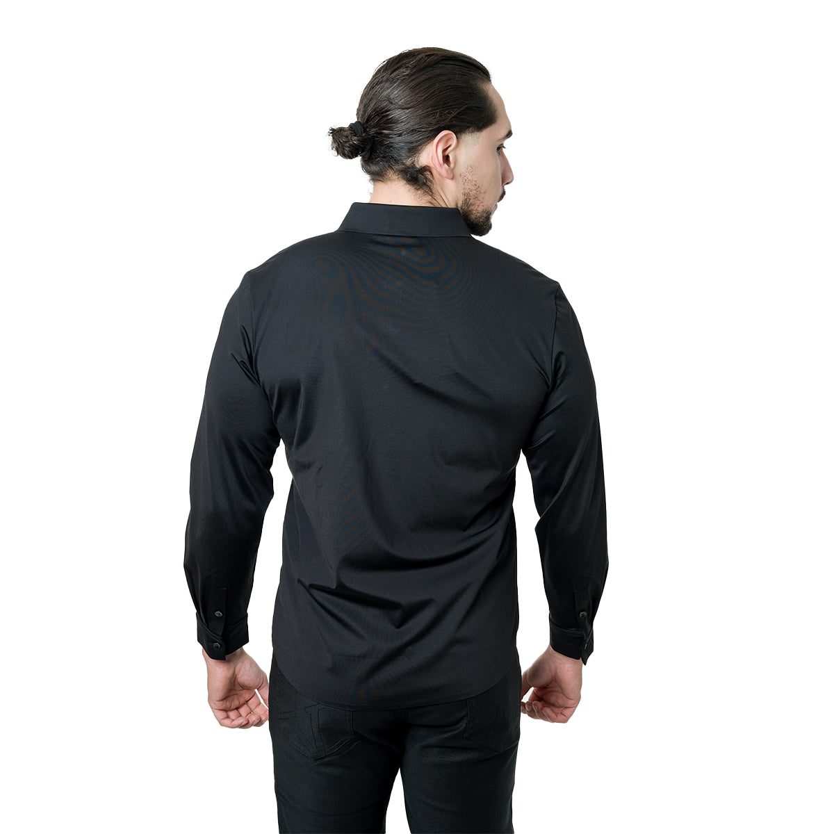 CAMISA MANGA LARGA PAVINI BLACK 66037BLACK