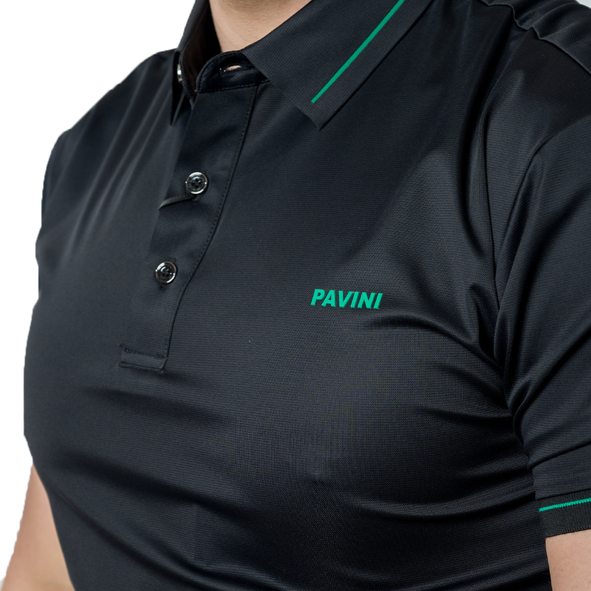 PLAYERA PAVINI BLACK P26026BLACK