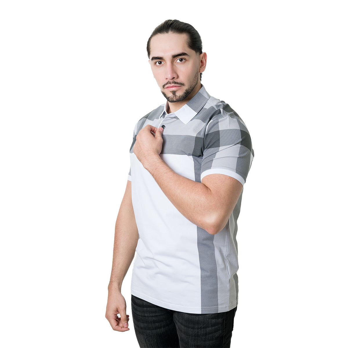 PLAYERA HUGO VALENTINO HV3526WHITE