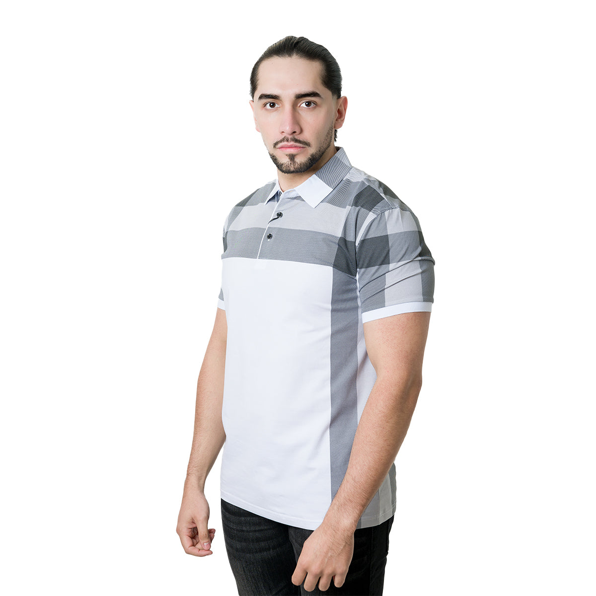 PLAYERA HUGO VALENTINO HV3526WHITE