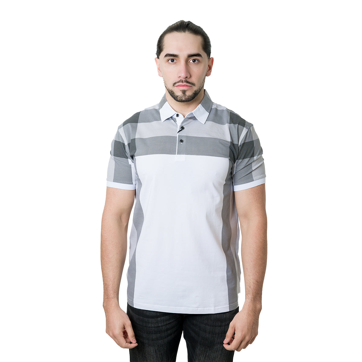 PLAYERA HUGO VALENTINO HV3526WHITE