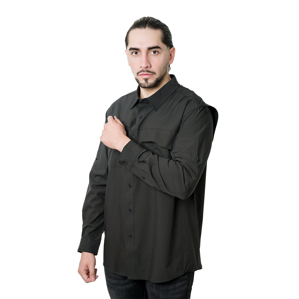 CAMISA MANGA LARGA PAVINI BLACK FS1513BLACK