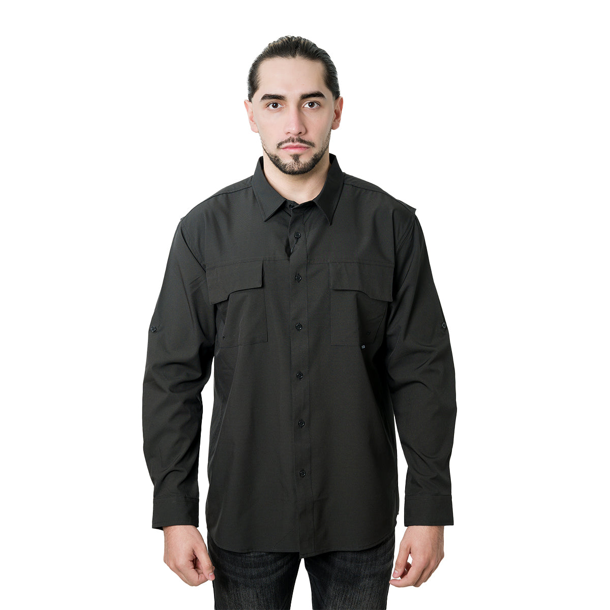 CAMISA MANGA LARGA PAVINI BLACK FS1513BLACK