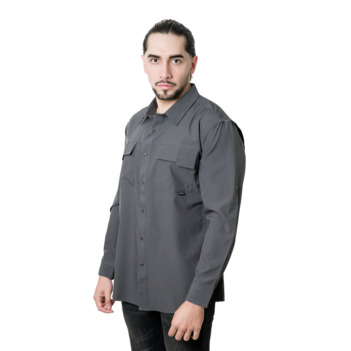 CAMISA MANGA LARGA PAVINI CHARCOAL FS1513CHARCOAL