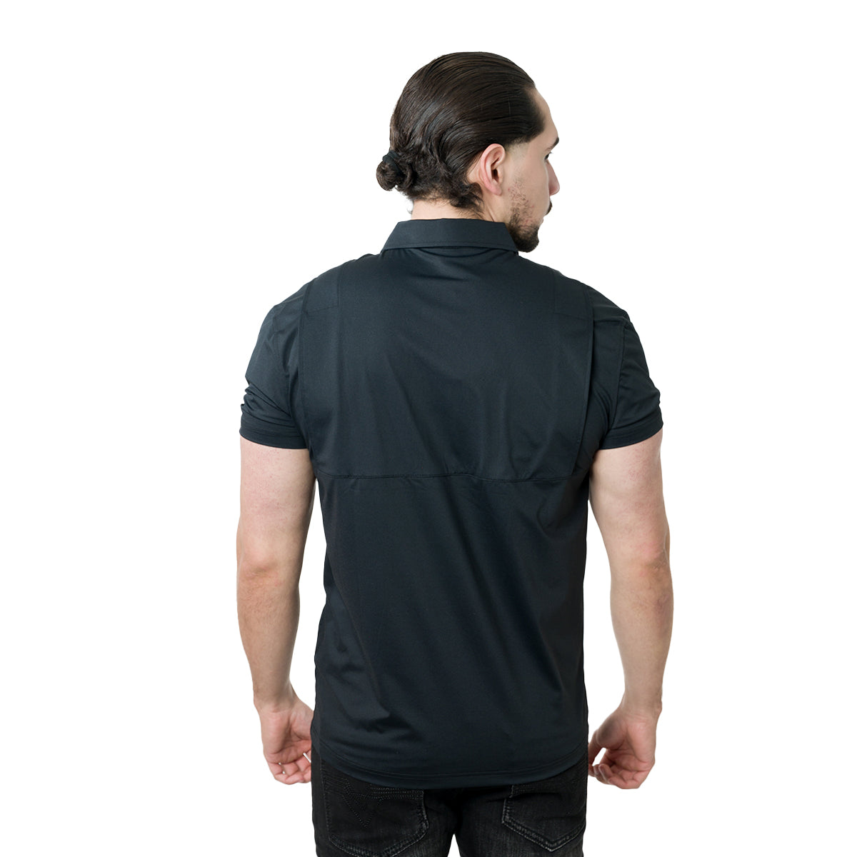 PLAYERA PAVINI BLACK P26023BLACK