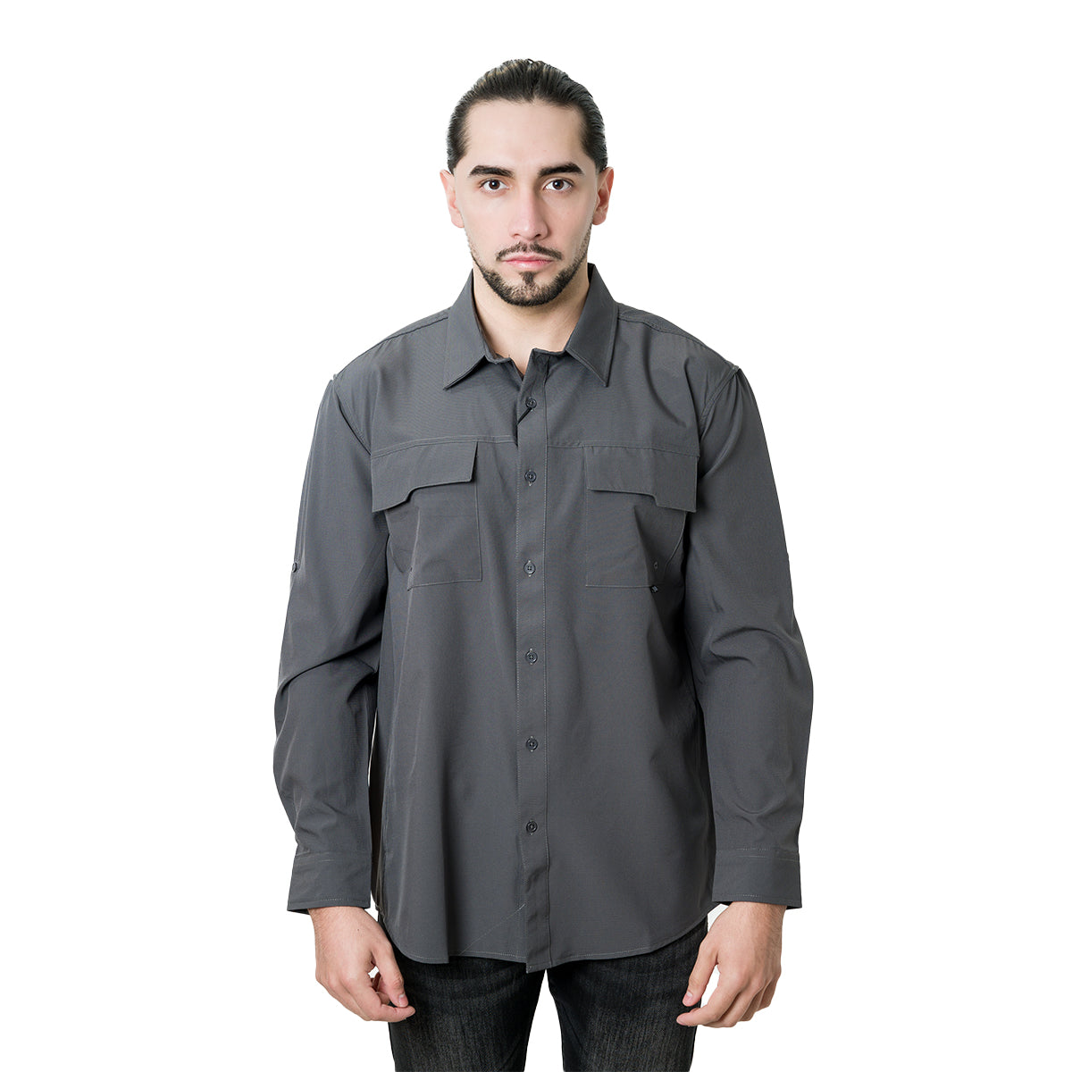 CAMISA MANGA LARGA PAVINI CHARCOAL FS1513CHARCOAL