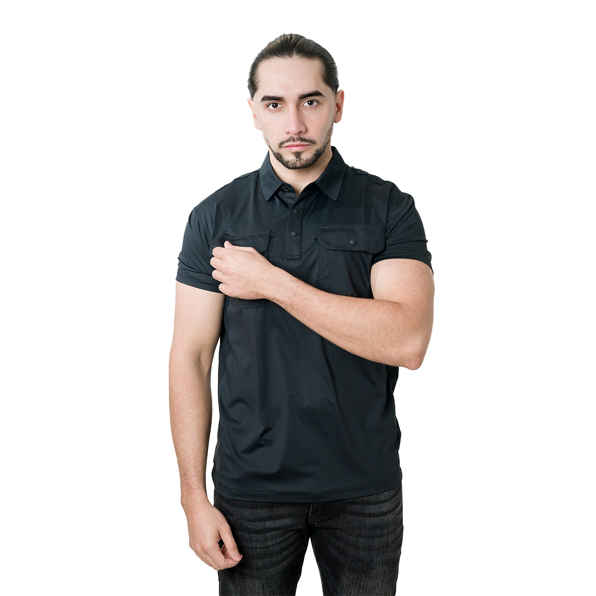 PLAYERA PAVINI BLACK P26023BLACK
