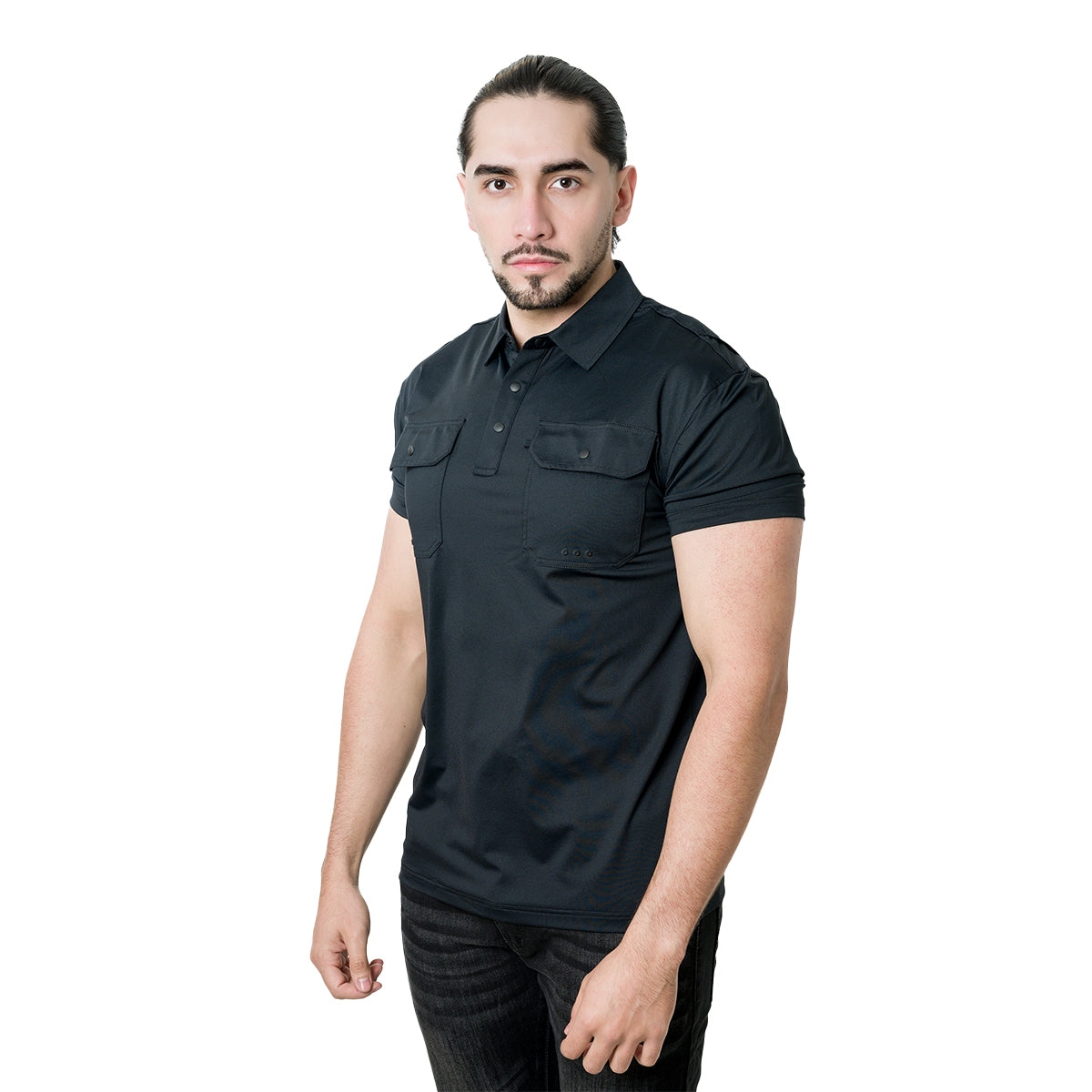 PLAYERA PAVINI BLACK P26023BLACK