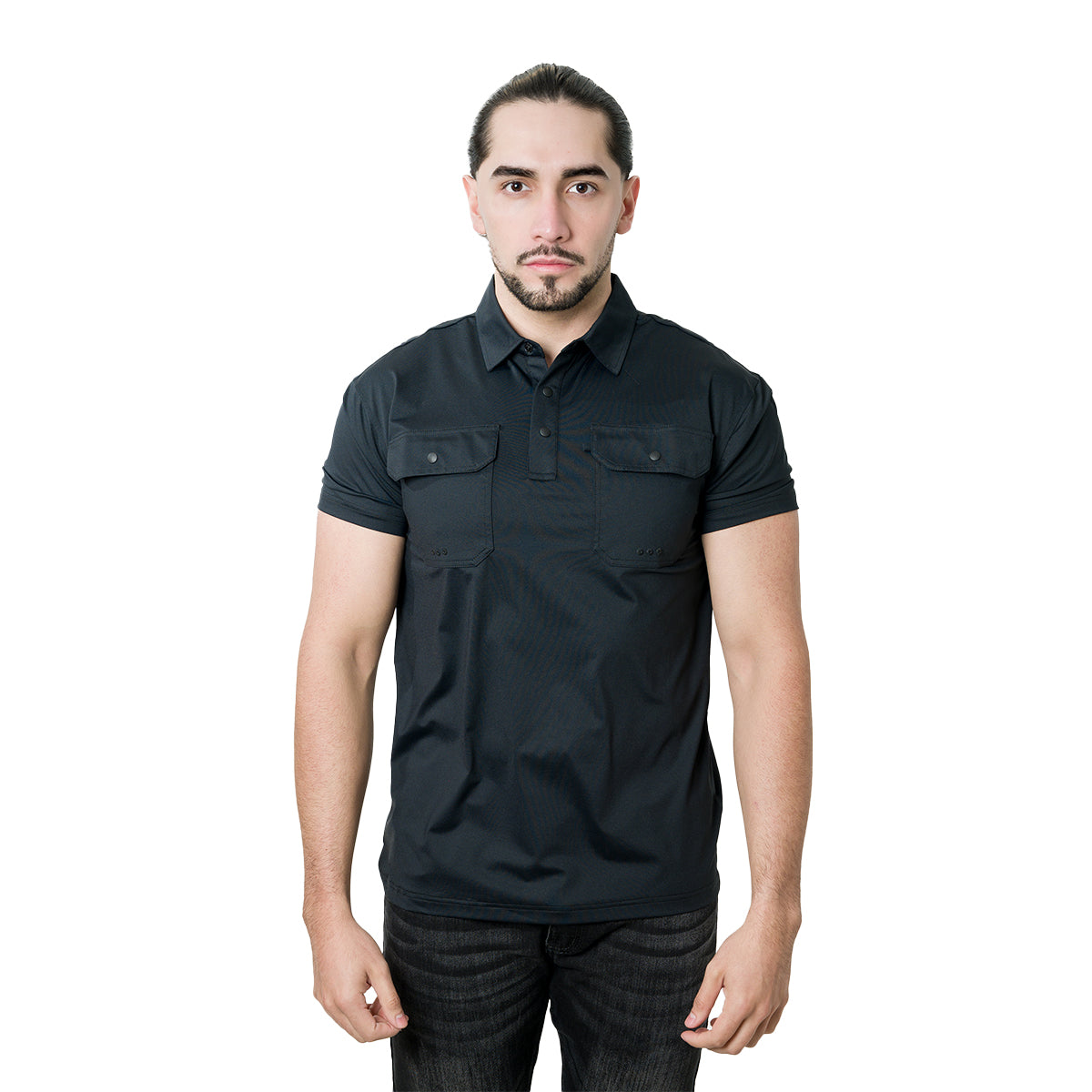 PLAYERA PAVINI BLACK P26023BLACK