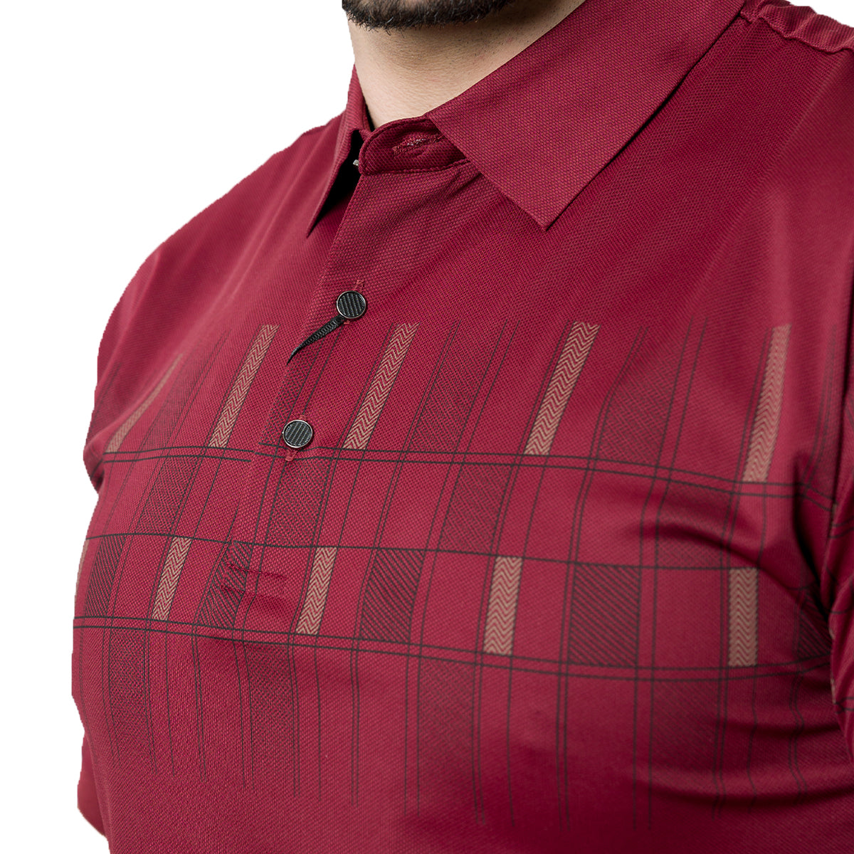 PLAYERA PAVINI BURGUNDY P3375BURGUNDY