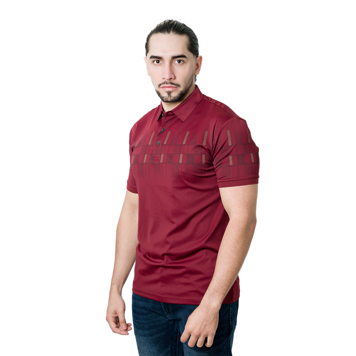 PLAYERA PAVINI BURGUNDY P3375BURGUNDY