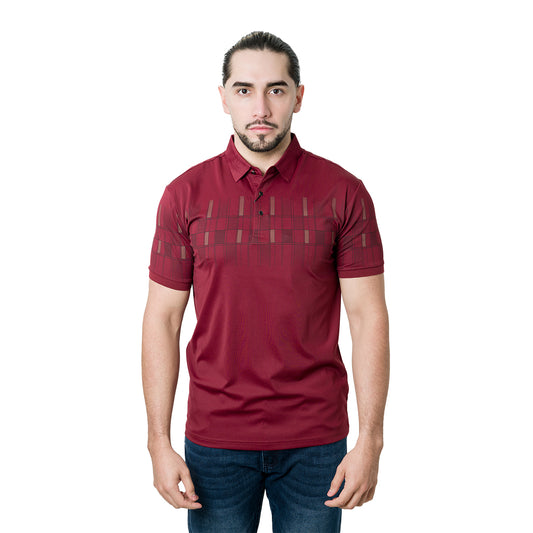 PLAYERA PAVINI BURGUNDY P3375BURGUNDY